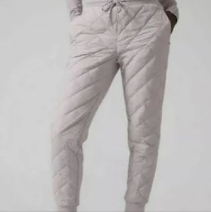 Athleta Apris Ski Goose Down Jogger Quilted Pants 985605